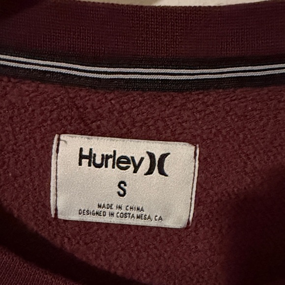 Hurley Maroon Crewneck - Picture 2 of 4